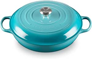 Le Creuset Enameled Cast Iron Signature Braiser, 5 qt. , Caribbean