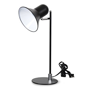 T-SUN Modern Desk Lamp, Eye Caring Table Lamp for Reading, studying, Office, Bed Room, Living Room(Pack of 1) (Black)