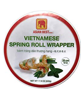 Asian Best Vietnamese Spring Roll Wrapper, 17.6oz Unit