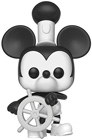 Funko Pop Disney: Mickey's 90Th - Steamboat Willie Collectible Figure, Multicolor