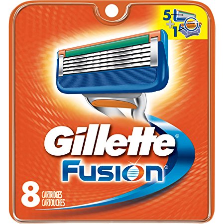8 Gillette Fusion Razor Blades NEW CARTRIDGE PACK 100% AUTHENTIC,GENUINE PRO NIB