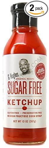G Hughes Sugar Free Ketchup, 2 Pack 13 oz