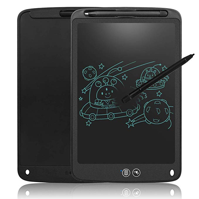 Partial Erase Writing Board Upgrade 11 Inches LCD Tablet with Lock Function Business Memo Pad Magnetic Fridge Notice Daily Planner Doodle Toy for Kids Black