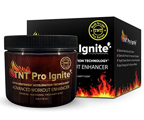 TNT Pro Ignite Stomach Fat Burner Body Slimming Cream With HEAT Sweat Technology - Thermogenic Weight Loss Workout Enhancer