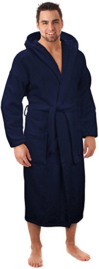 Hooded Terry Bathrobe Made in Turkey