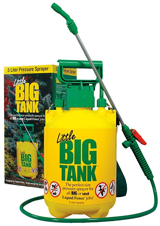 Liquid Fence 120 Little Big Tank Sprayer, 5-Liter Tank Pump Sprayer