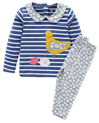 Fiream Girls Autumn Cute Print Long Sleeve Clothing Set