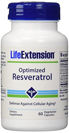 Life Extension Optimized Resveratrol, 60 Count