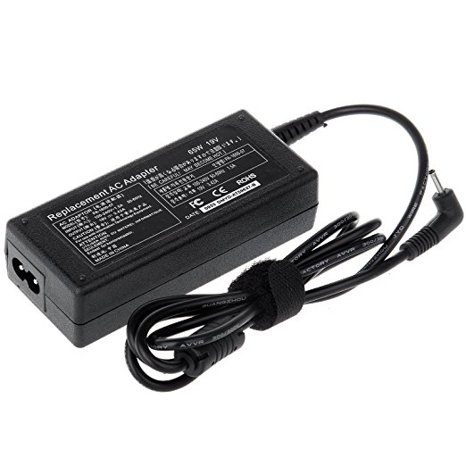 Ineedup 19V 65W AC Adapter Power Supply Battery Charger Cord for Acer Chromebook 11 13 15 R11 C910 CB3-111 CB5-311 CB5-571 CB3-111-C19A CB5-571-C4T3 Laptop 3.01.0mm