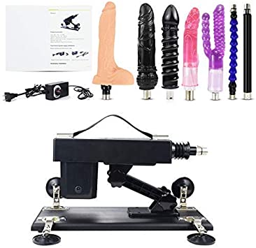 Ship from The U.S Amazing Sëx Machines for Women ANNGEOK Thrusting Machines Massage Machine Guns Kit with Replaceable 3XLR Attachments Kit