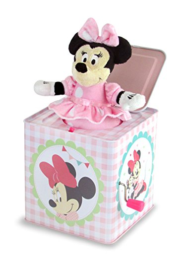 Disney Baby Minnie Mouse Jack-in-the-Box, 6.25"