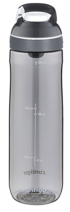 Contigo Auto Seal Cortland Water Bottle, 24-Ounce, Smoke