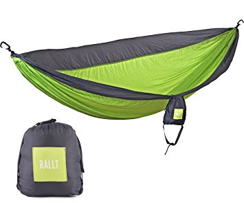 XL Ripstop Camping Hammock - Includes Hanging Gear, Less Than 2 lbs, Comfortable for 2 People, Multiple Colors