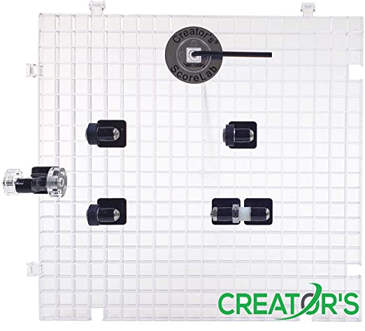 Creator's ScoreLab Modular Glass Bottle Cutter Kit - Home Entertainment System - Hobbyist, Crafter, Professional - Waffle Grid Surface. Ball Bearing Rollers, Carbide Wheel, Safety Glasses - USA Made