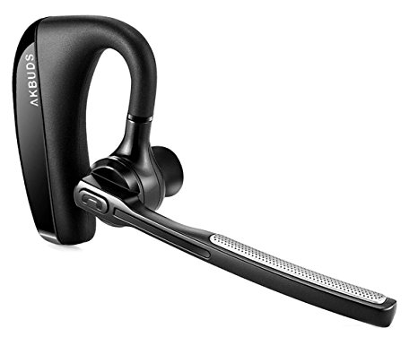 Bluetooth headset, Hands Free Wireless Bluetooth Earpiece Earbuds Headphones with Microphone for Drivers Talking, For Music - Compatible with iPhone, Android Cell Phones (black)