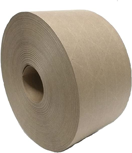 2.75" X 375', Reinforced Gummed Kraft Paper Tape, for Sealing and Packaging, 2.75 Inches X 375 FeetCommercial Quality #233