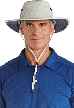 Coolibar UPF 50  Men's Shapeable Wide Brim Hat - Sun Protective