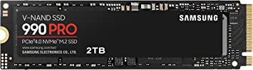 SAMSUNG 990 PRO SSD 2TB PCIe 4.0 M.2 Internal Solid State Hard Drive, Fastest Speed for Gaming, Heat Control, Direct Storage and Memory Expansion for Video Editing, Heavy Graphics, MZ-V9P2T0B/AM