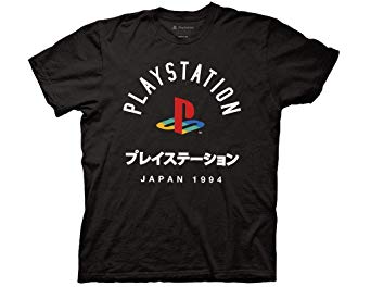 Ripple Junction Playstation Adult Unisex Japan 1994 Light Weight 100% Cotton Crew T-Shirt