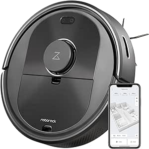 roborock Q5 Robot Vacuum Cleaner, Strong 2700Pa Suction, Upgraded from S4 Max, LiDAR Navigation, Multi-Level Mapping, 180 mins Runtime, No-go Zones, Ideal for Carpets and Pet Hair