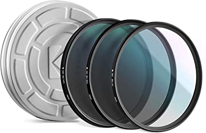 KODAK 49mm Filter Set Pack of 3 Premium UV, CPL & ND4 Filters for Various Photo-Enhancing Effects, Absorb Atmospheric Haze, Reduce Glare & Prevent Overexposure, Slim, Multi-Coated Glass & Mini Guide