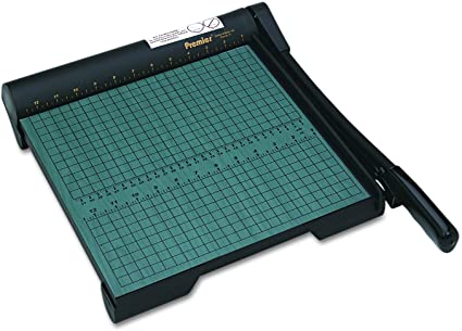 Premier Heavy-Duty Green Board Wood Trimmer, Cut Upto 20 Sheets at One Time, Steel Blades, 12-Inch, Green (Prew12)