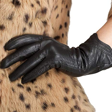 Nappaglo Nappa Leather Touchscreen Gloves Warm Handmade Lambskin for Women