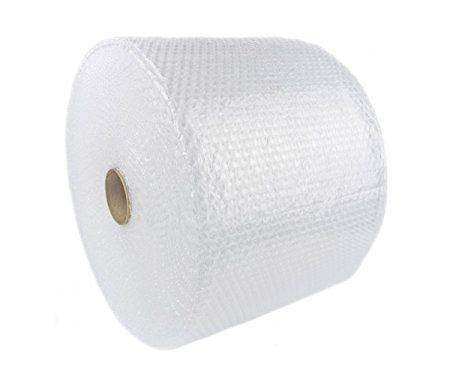 USPACKSHOP 3/16" 350 ft. x 12" Small Bubble Cushioning Wrap, Perforated Every 12"