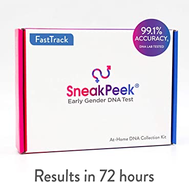 SneakPeek Early Gender DNA Test Kit – Predicts Baby Gender at 99.1% Accuracy¹ (Fast Track)