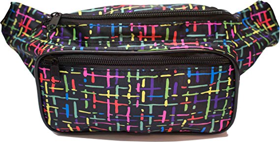 SoJourner Bags Classic Solid Bright Color Fanny Pack (Multiple Colors Available)