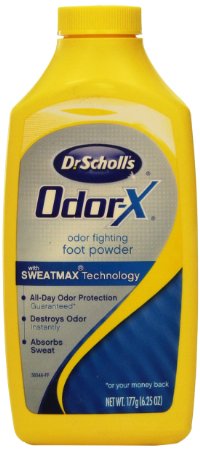Dr Scholls Odor X All Day Deodorant Powder-625 oz