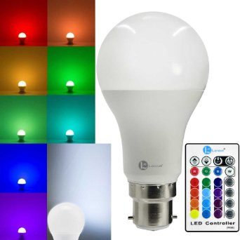 LONOVE® 10W RGBW LED Smart Light Bulb RGB Cool White Color Changing LED Bulb Dimmable Lamp B22