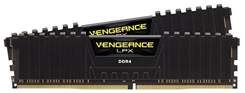 Corsair CMK8GX4M2A2133C13 Vengeance LPX 8 GB (2 x 4 GB) DDR4 2133 MHz C13 XMP 2.0 High Performance Desktop Memory Kit, Black