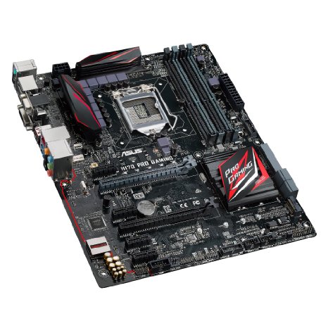 Asus H170 PRO Gaming Motherboard (Socket 1151, DDR4, S-ATA 600, ATX, PCI Express 3.0, USB 3.1 Boost, Stainless Steel Back I/O)