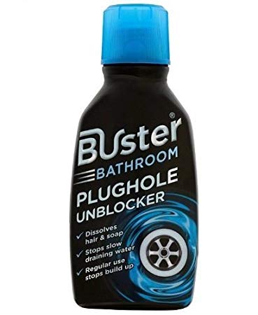Buster Bathroom Plughole Unblocker 300 ml (Pack of 2)