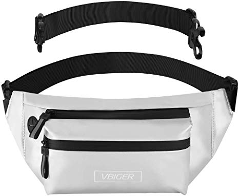 VBIGER Fanny Pack for Men Women,Waterproof Waist Pack Belt Bags with RFID Blocking and Anti-theft Functions