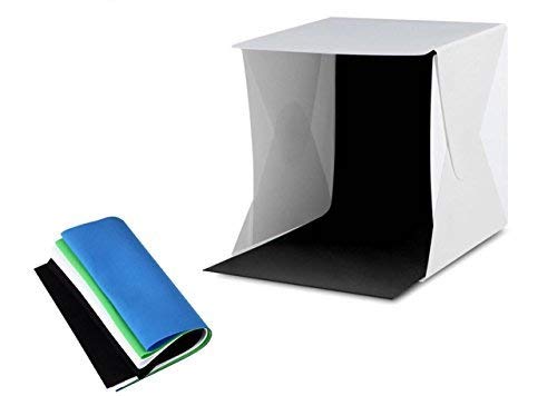 Amzdeal Light Box Photo Studio (12in-4 Color Backdrops)