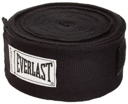 Everlast Worldwide 108-Inch Hand Wrap (Black)