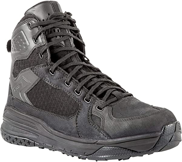 5.11 Tactical Halcyon Patrol Boots, Slip/Oil-Resistant Outsole, Rapid Dry Micro Suede, Style 12363