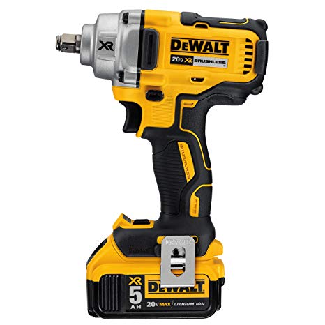 DEWALT DCF894HP2 20V Max Xr 1/2" Mid-Range Cordless Impact Wrench with Hog Ring Anvil Kit