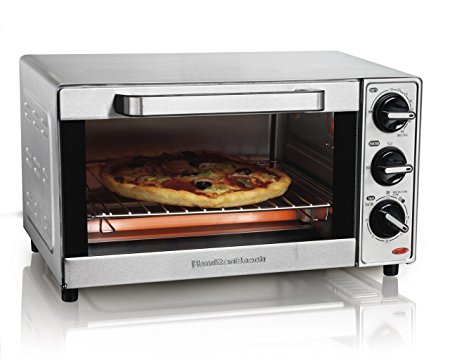 Hamilton Beach 31401 Stainless Steel 4 Slice Toaster Oven Broiler