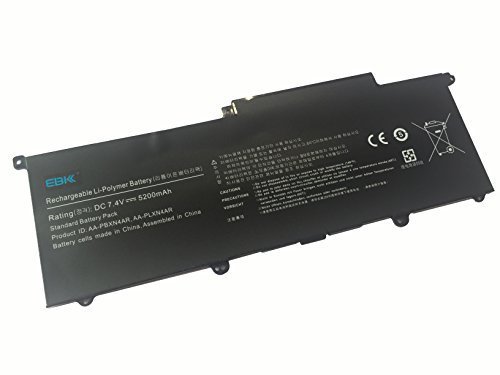 EBK New Replacement Laptop Battery for Samsung Series 9 900X3C - 13.3" NP900X3C-A04US AA-PBXN4AR AA-PLXN4AR [7.4V5200mah] - 12 Months Warranty-USA shipping