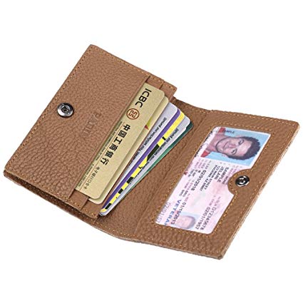 RFID Blocking Credit Card Holder Leather ID Case for Men Pabin