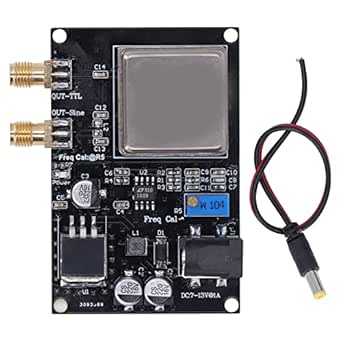 10MHz OCXO Frequency Standard Reference Module SMA Female Crystal Oscillator Frequency Reference Board Frequency Counter for Audio Systems