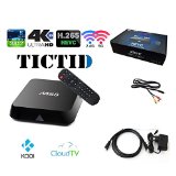 TICTID M8s Android Tv Box Amlogic S812 Quad Core 4k Output 2gb8gb Flash 24g5g Dual Band Wifi Smart Tv Player Preinstalled with Full Loaded Kodi and Cloudtv