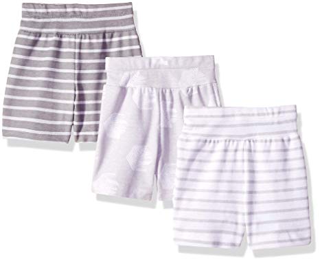 Hanes Ultimate Baby Flexy 3 Pack Adjustable Fit Knit Shorts