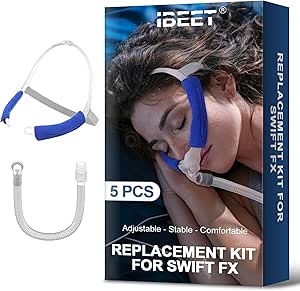 Replacement Frame Headgear Tubing for Swift FX - Upgrade for More Quiet Comfortable Use, IBEET Replacement Supplies for Swift FX Pillow