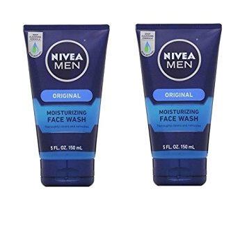 Nivea Men Original Moisturizing Face Wash - Pack of 2 - 5 Oz Each