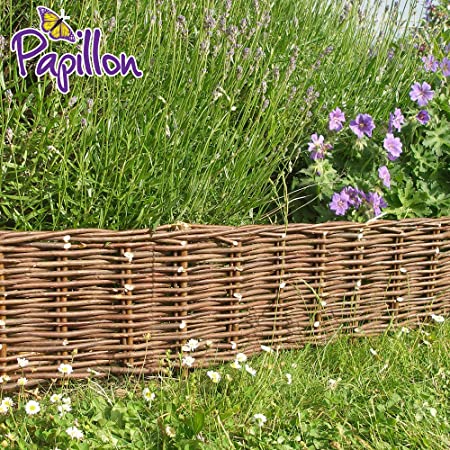 Papillon 10m Woven Willow Hurdle Edging - H20cm