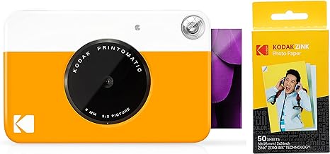 KODAK PRINTOMATIC Digital Instant Print Camera with Paper 50-pack Bundle